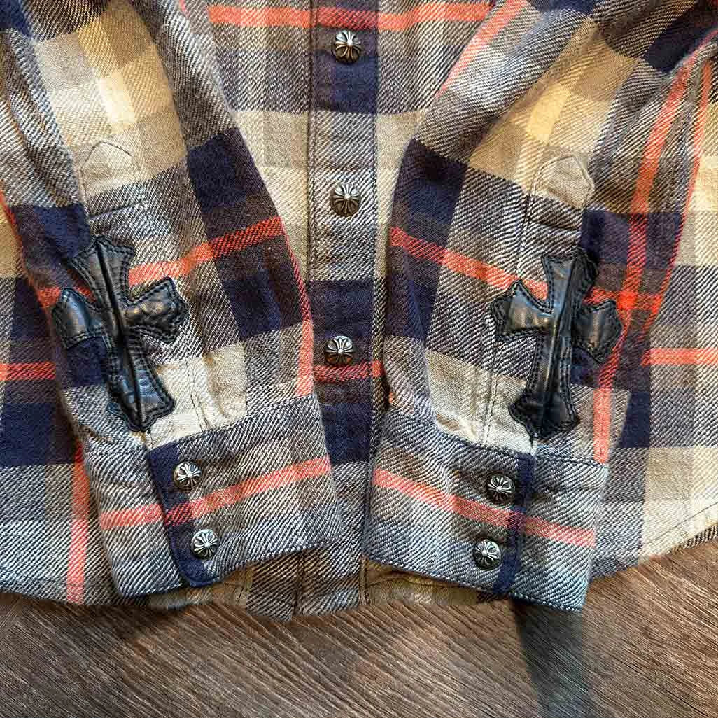 Chrome Hearts Red Blue Wool Jacket