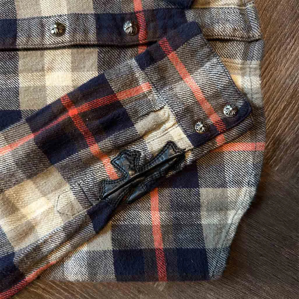 Chrome Hearts Red Blue Wool Jacket
