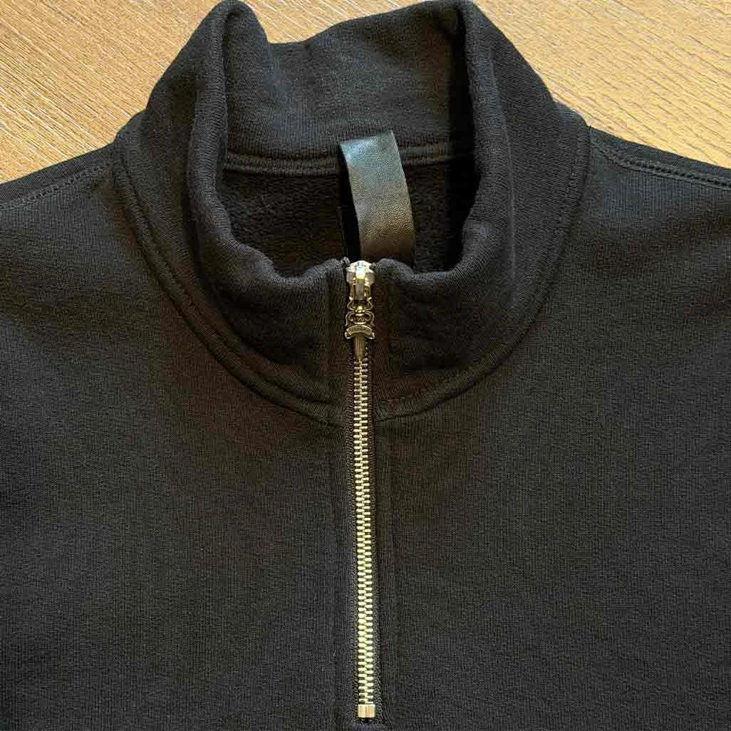 Chrome Hearts Spell Out Triple Patch 1/4 Zip Jumper