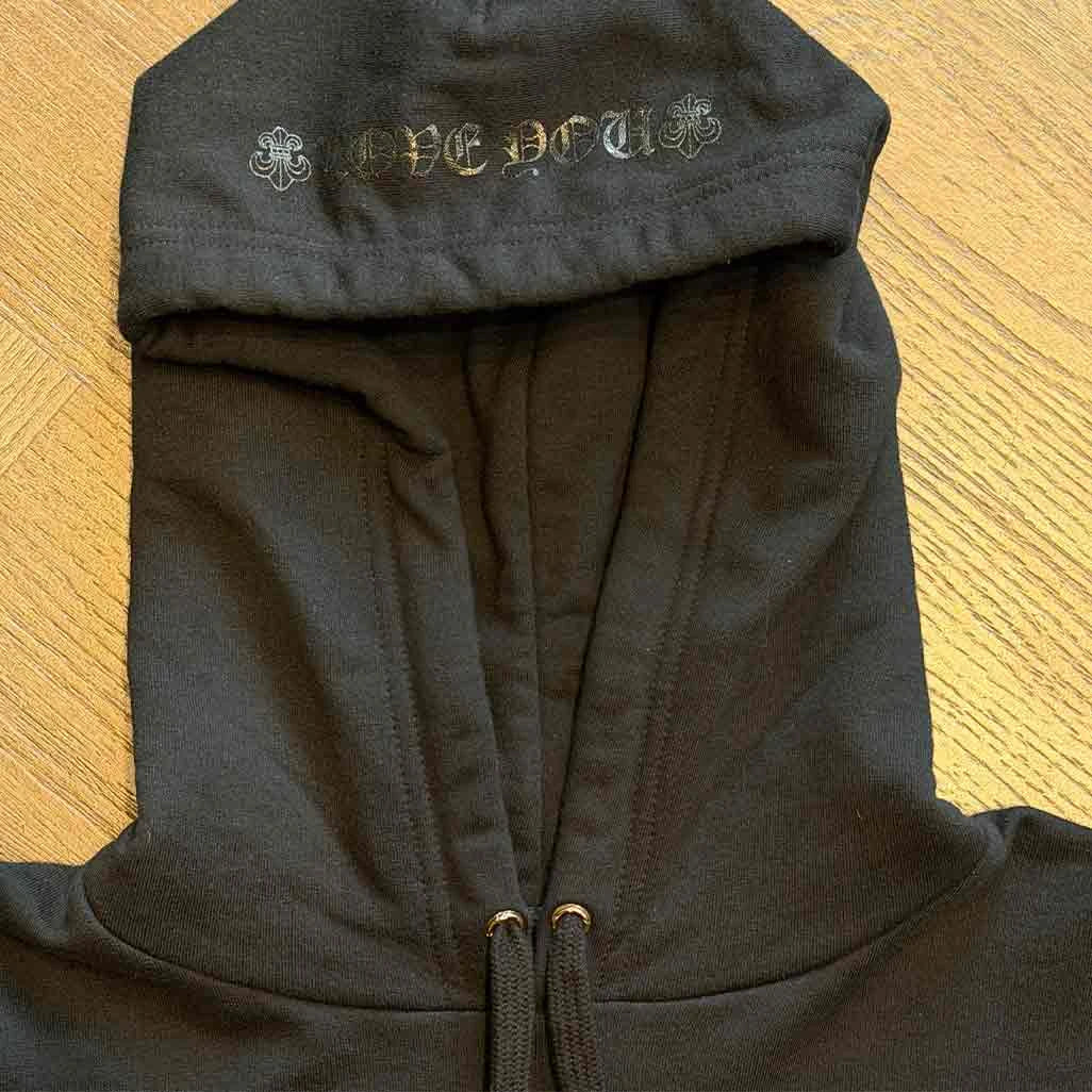 Chrome Hearts Cannes Exclusive Black Fleur Horseshoe Hoodie