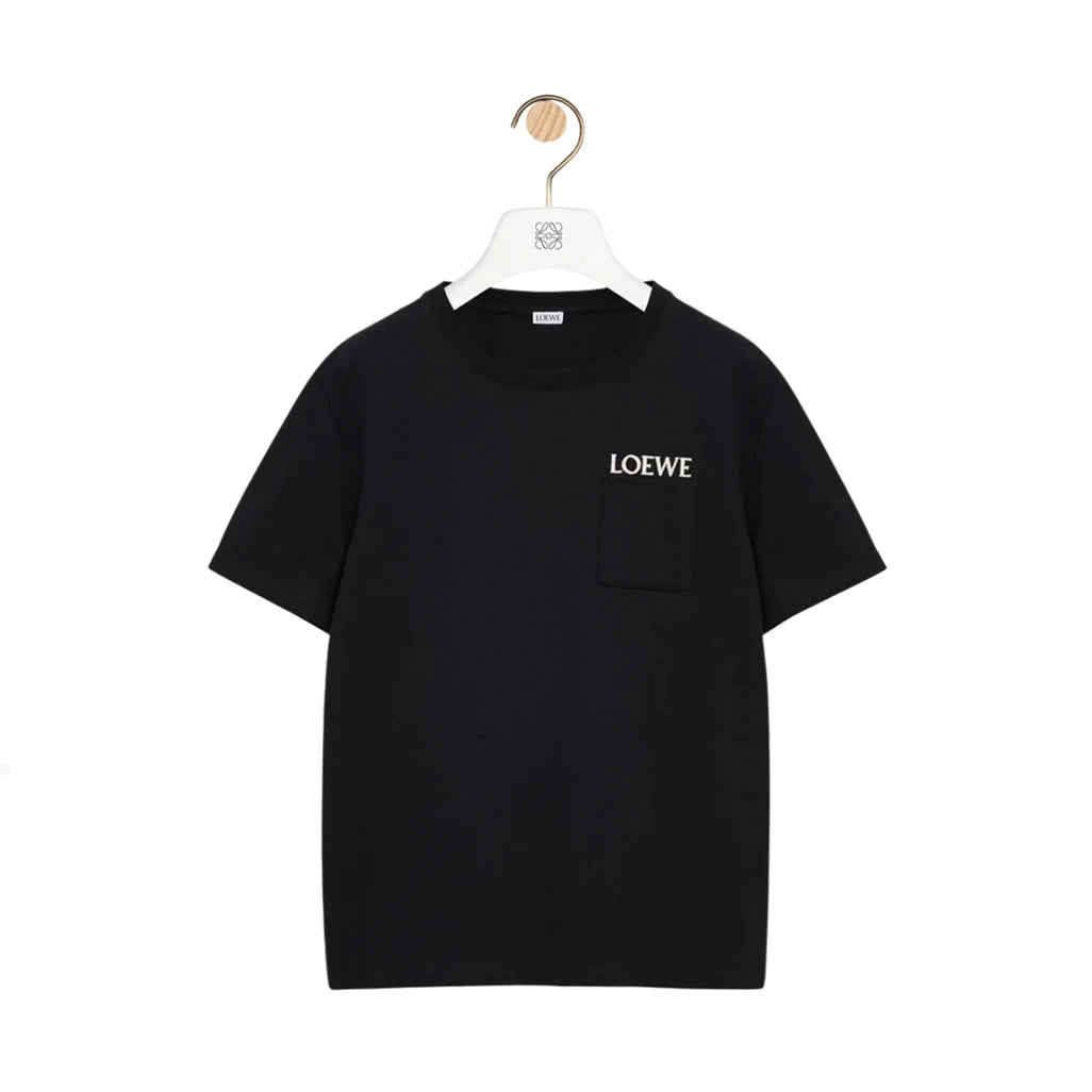 LOEWE Relaxed fit T-shirt in cotton- Black
