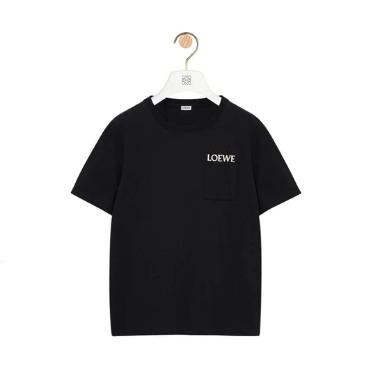 LOEWE Relaxed fit T-shirt in cotton- Black