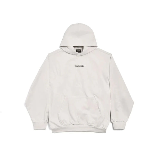 Balenciaga New Back Medium Fit Hoodie – Off White