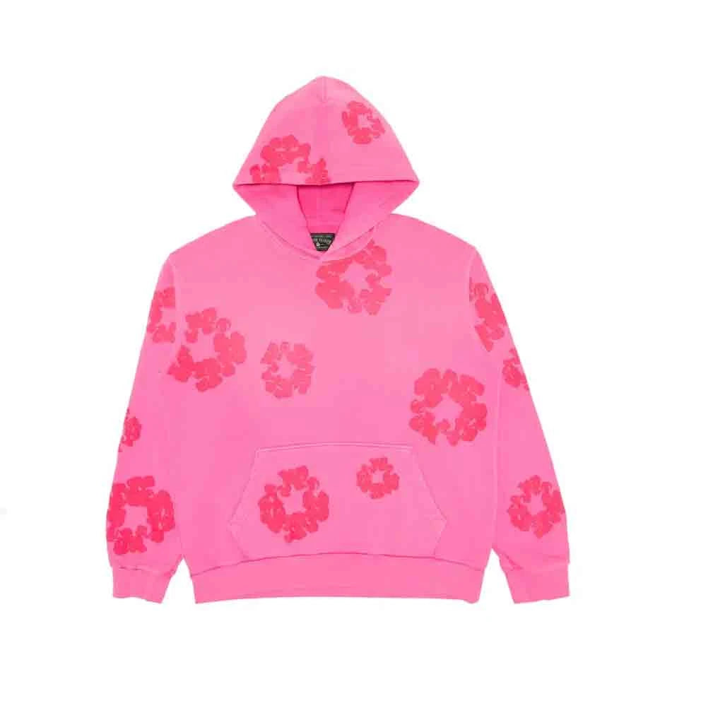 Denim Tears Mono Cotton Wreath Hoodie Pink