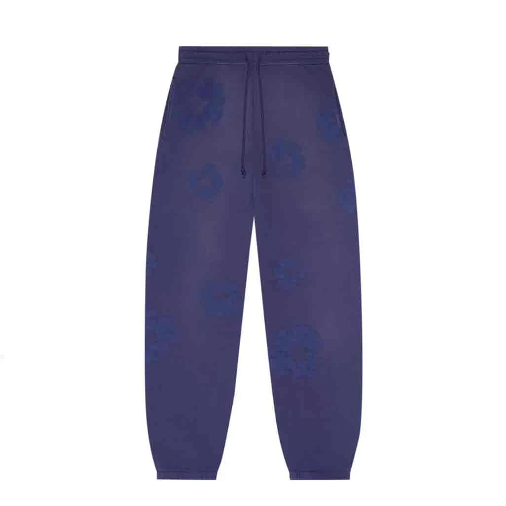 Denim Tears Mono Cotton Wreath Sweatpants Washed Blue
