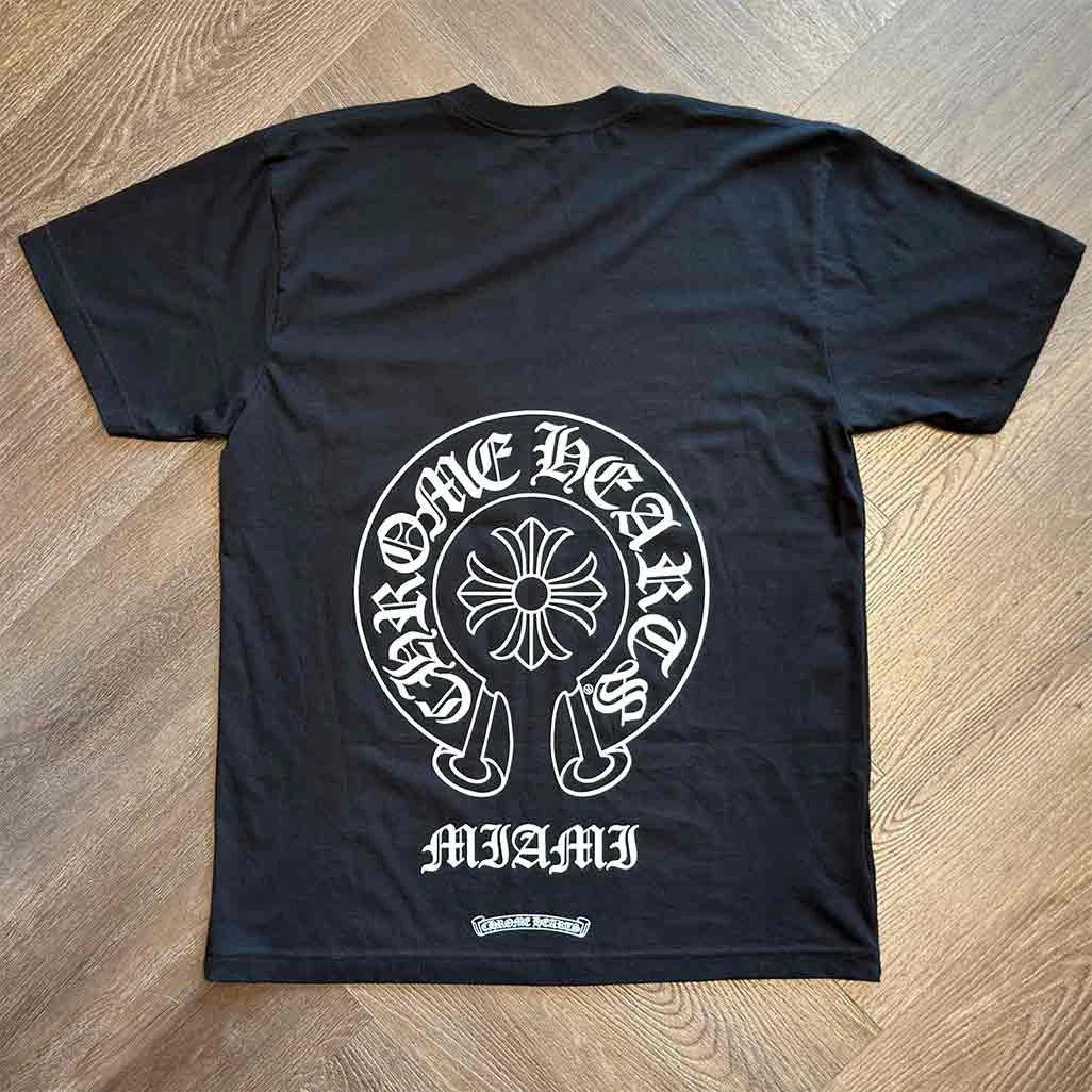 Chrome Hearts Miami Exclusive T-shirt Black White