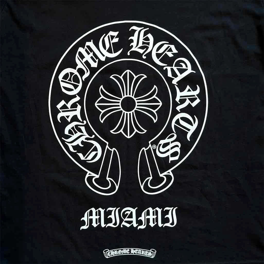 Chrome Hearts Miami Exclusive T-shirt Black White