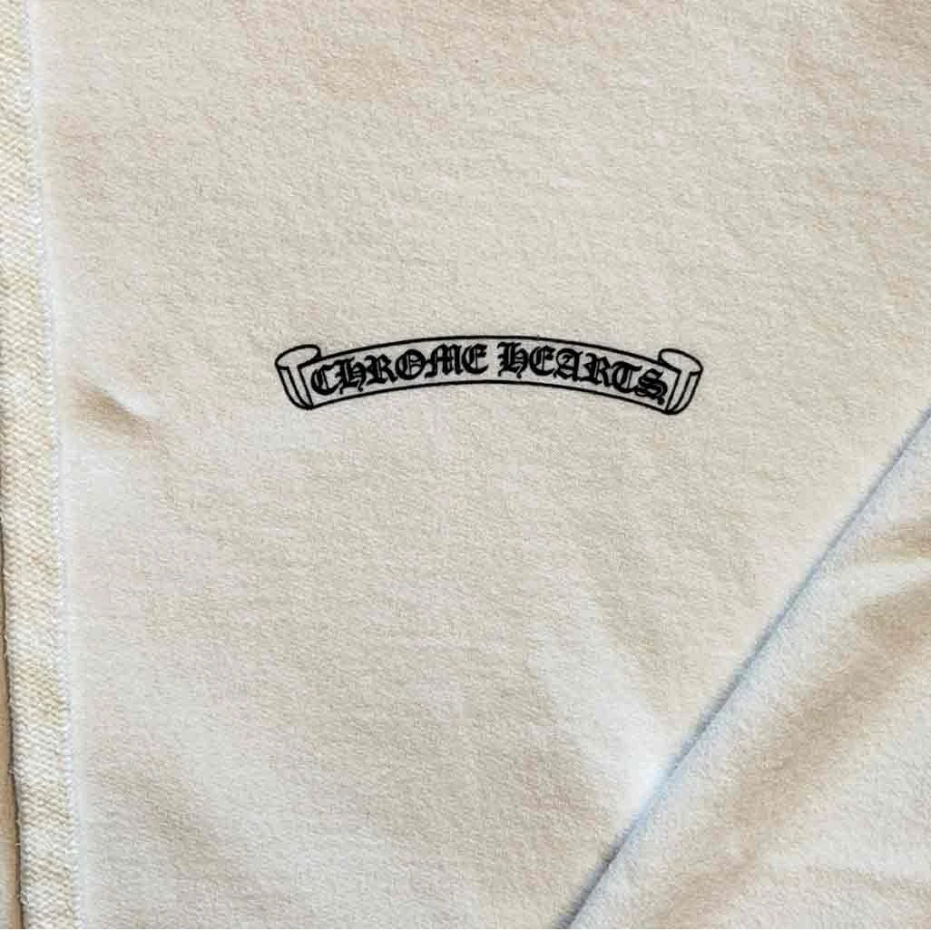 Chrome Hearts St Barths Exclusive Anchor Pullover Hoodie White Blue