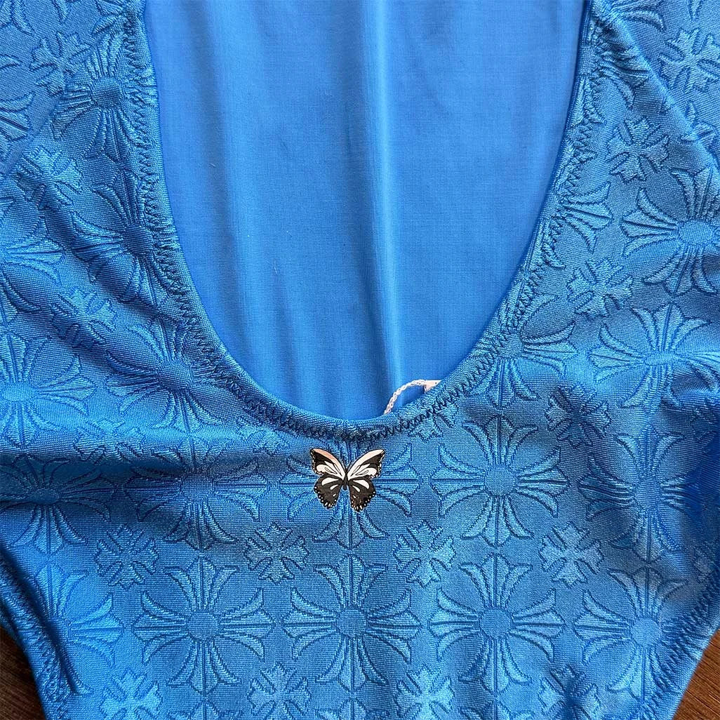 Chrome Hearts Blue Womens Swimsuit