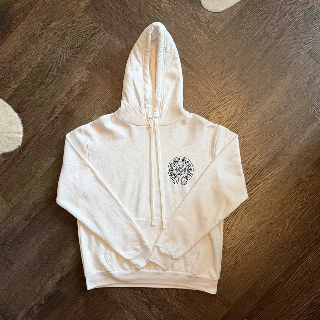 Chrome Hearts Miami White Pullover Hoodie