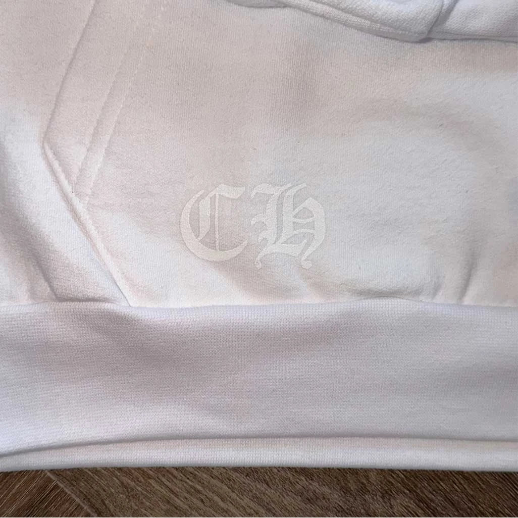Chrome Hearts Miami White Pullover Hoodie
