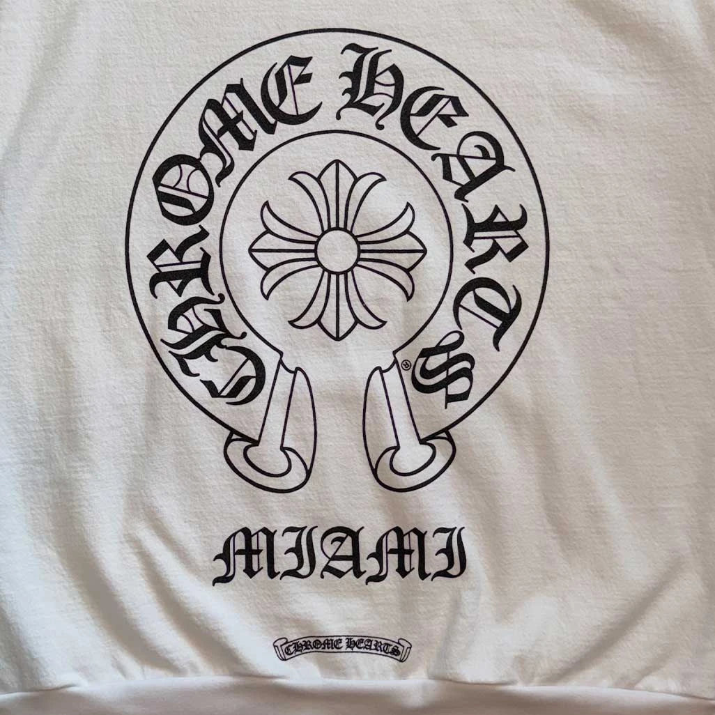 Chrome Hearts Miami White Pullover Hoodie