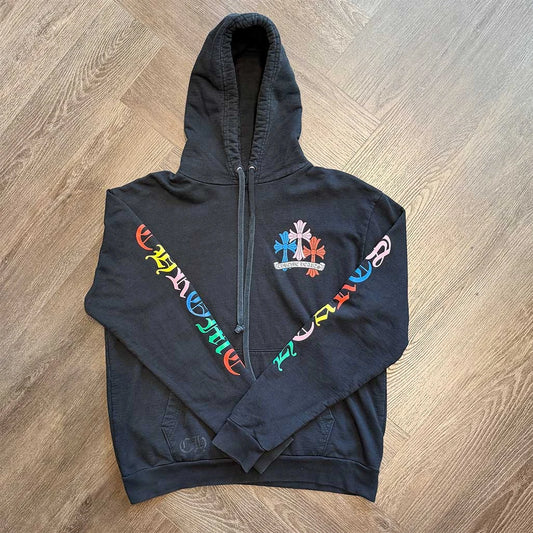Chrome Hearts Multi Patch Pullover Black Hoodie
