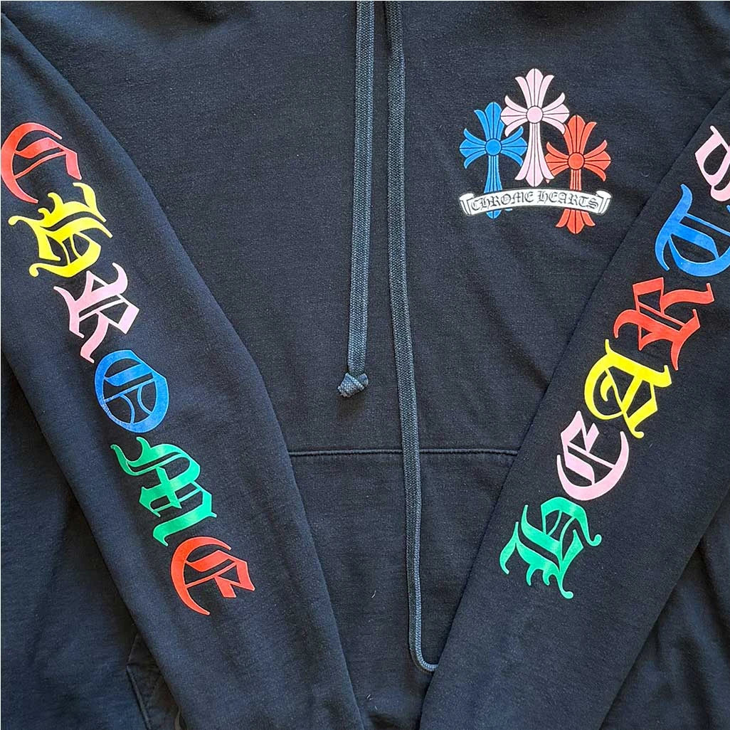 Chrome Hearts Multi Patch Pullover Black Hoodie