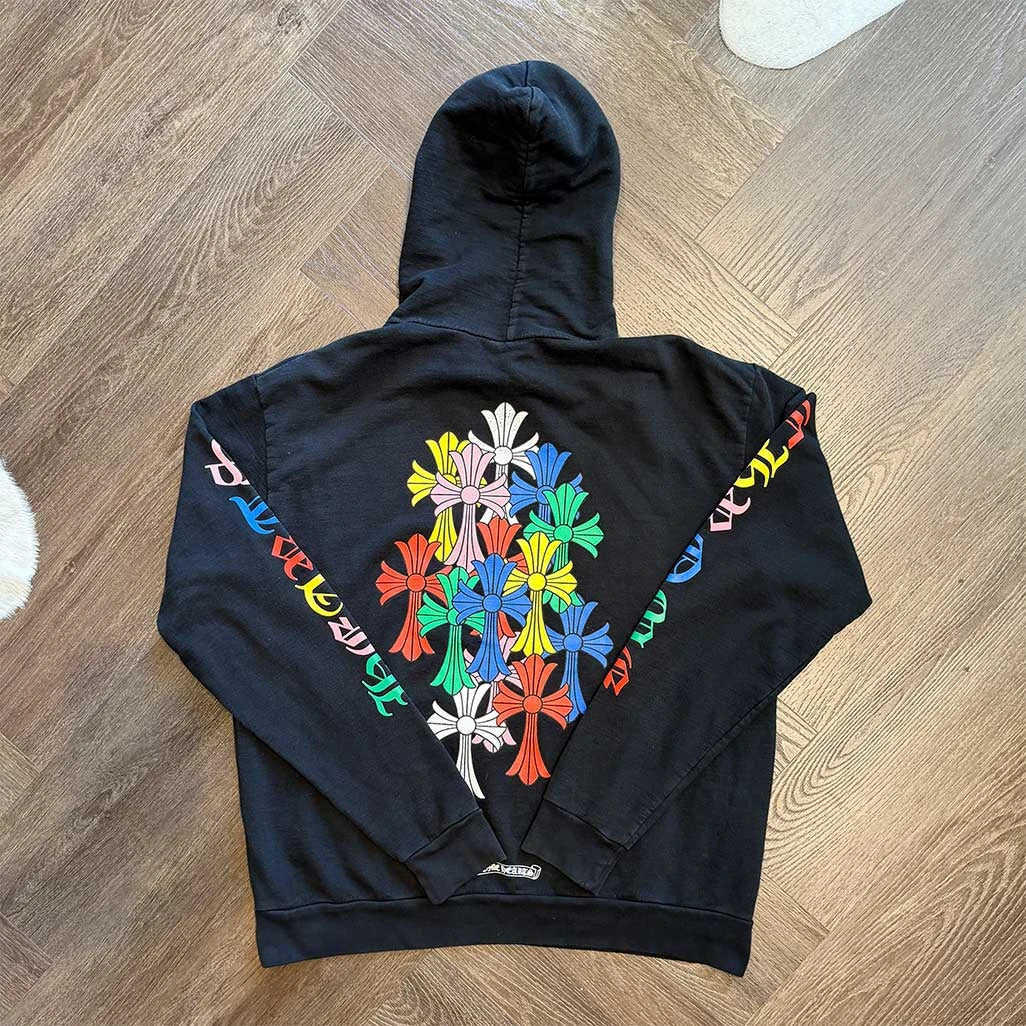 Chrome Hearts Multi Patch Pullover Black Hoodie