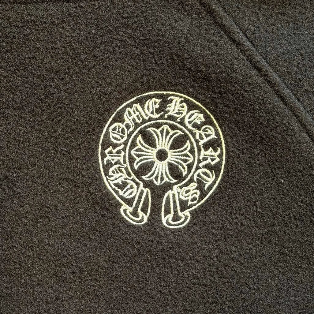 Chrome Hearts Horseshoe Fleeced Pullover Hoodie