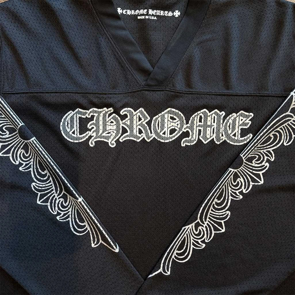 Chrome Hearts Floral Black Jersey