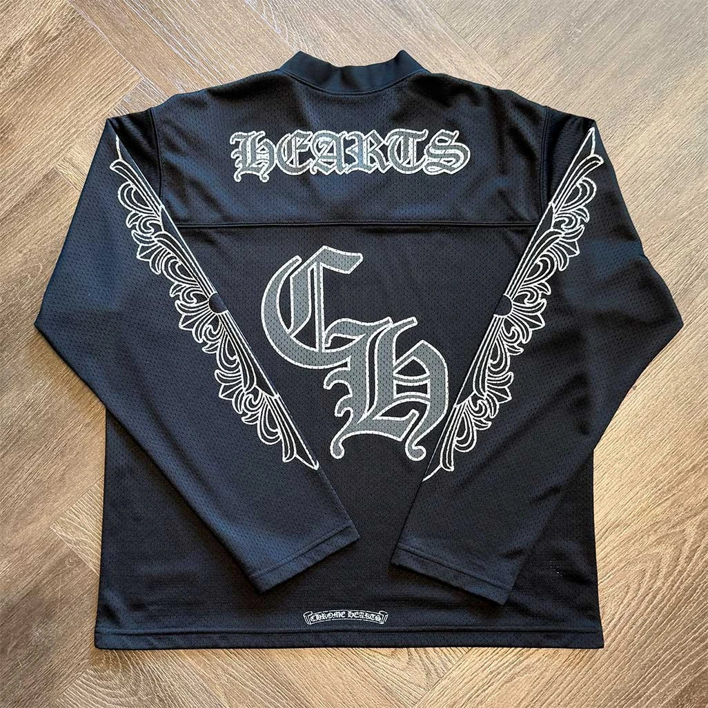 Chrome Hearts Floral Black Jersey