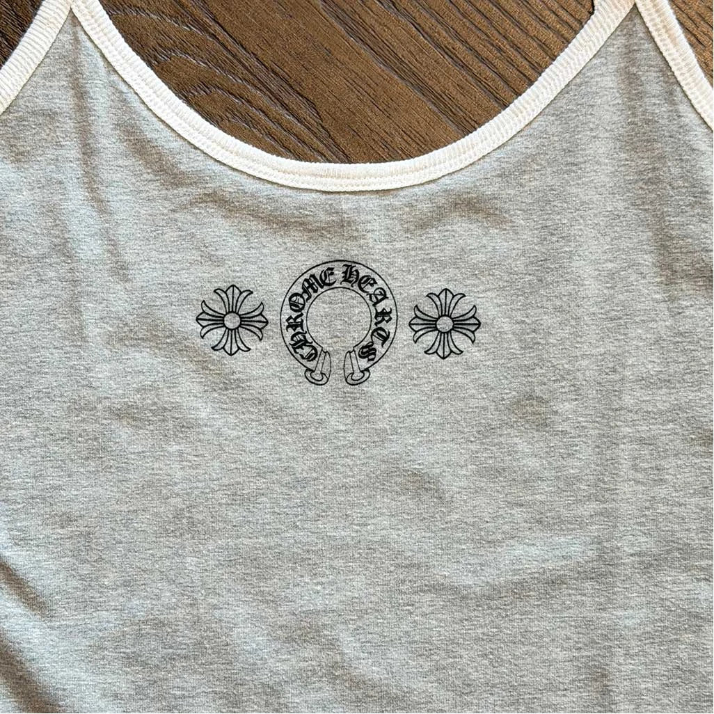 Chrome Hearts Grey White Horseshoe dress