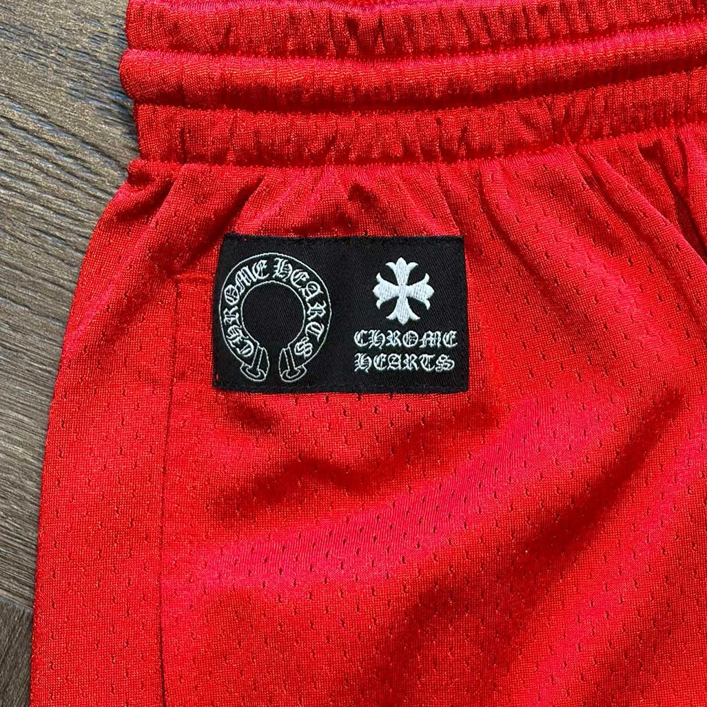 Chrome Hearts Red Matty Boy 99 Shorts