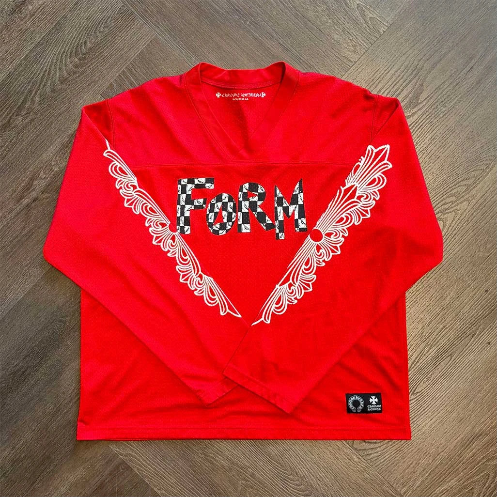 Chrome Hearts Floral Red Jersey