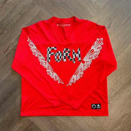 Chrome Hearts Floral Red Jersey