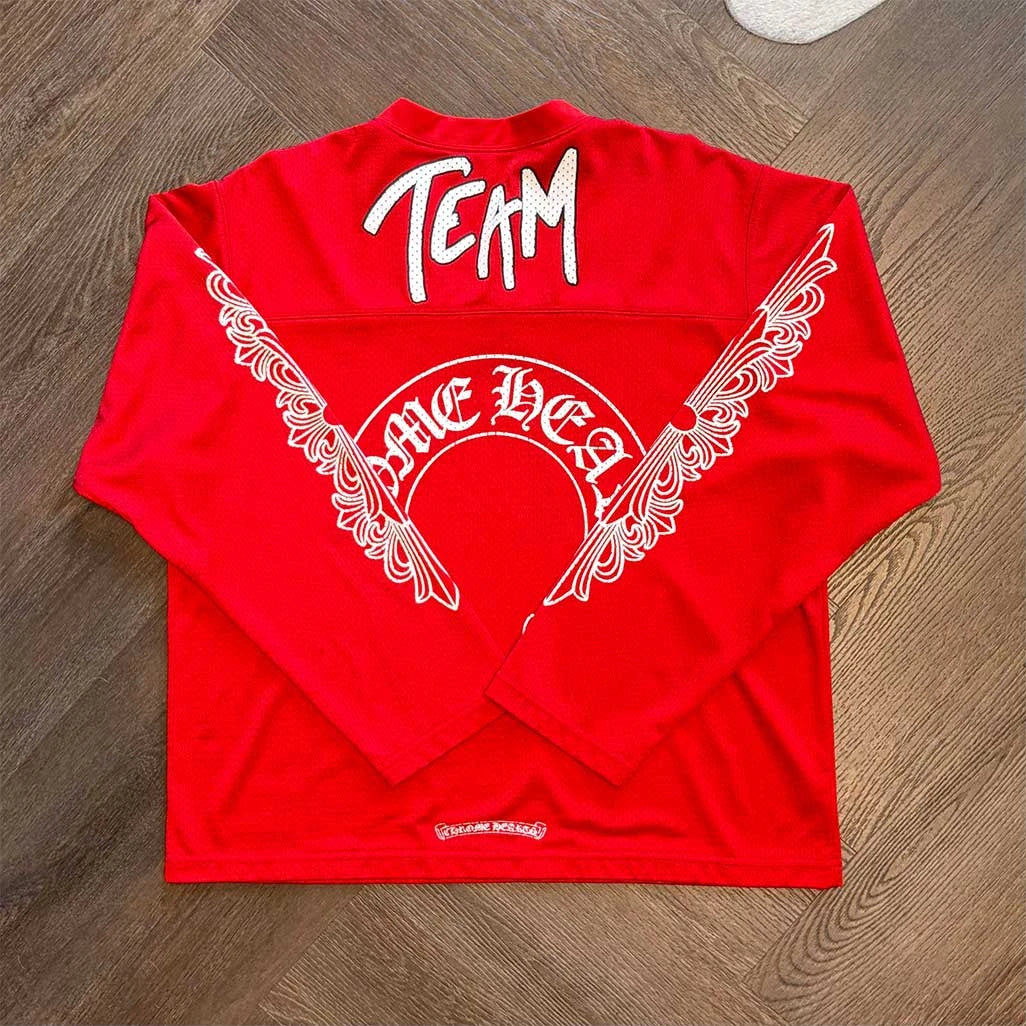 Chrome Hearts Floral Red Jersey