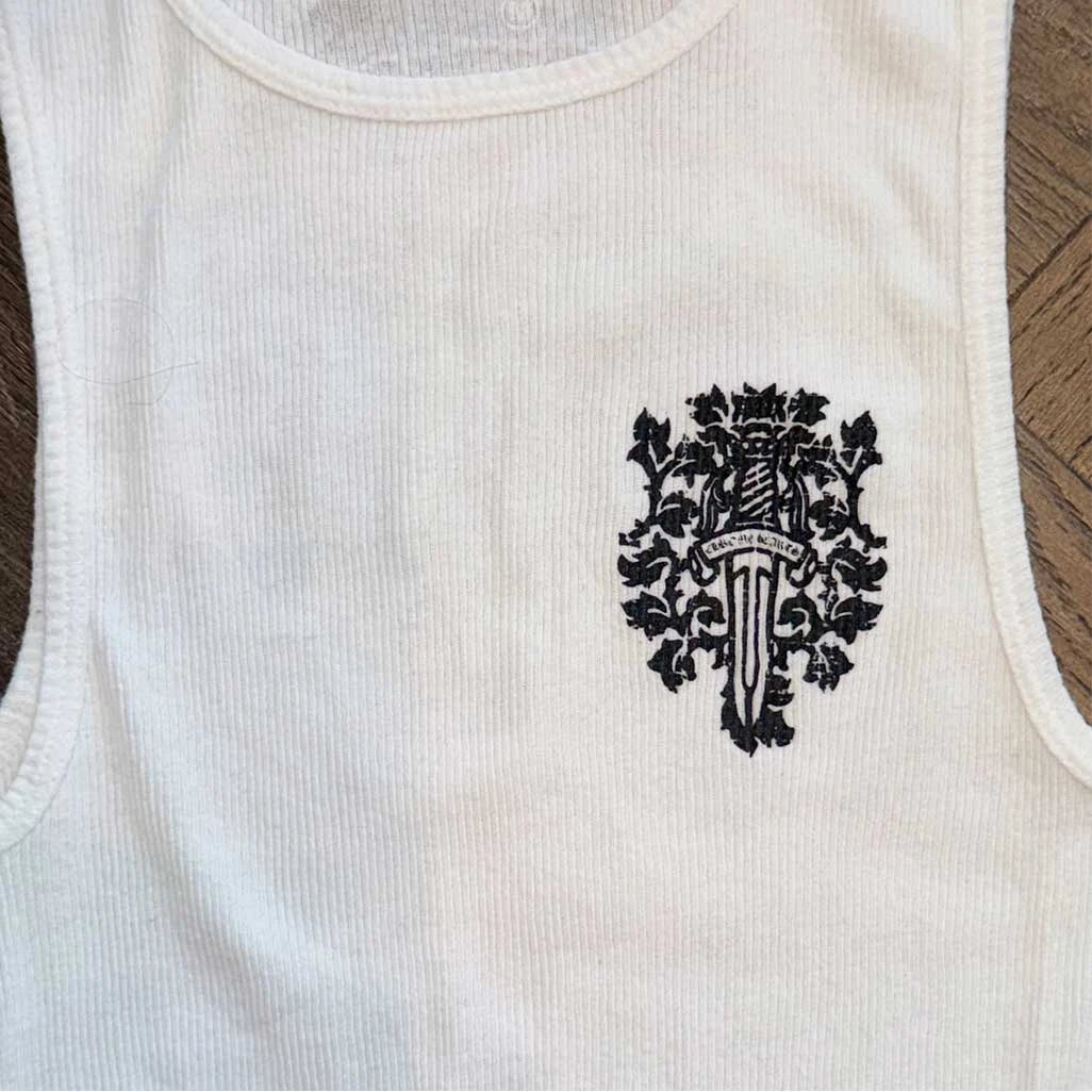 Chrome Hearts Dagger Logo Tank Top