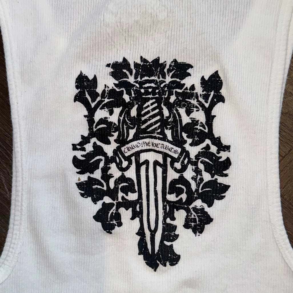 Chrome Hearts Dagger Logo Tank Top