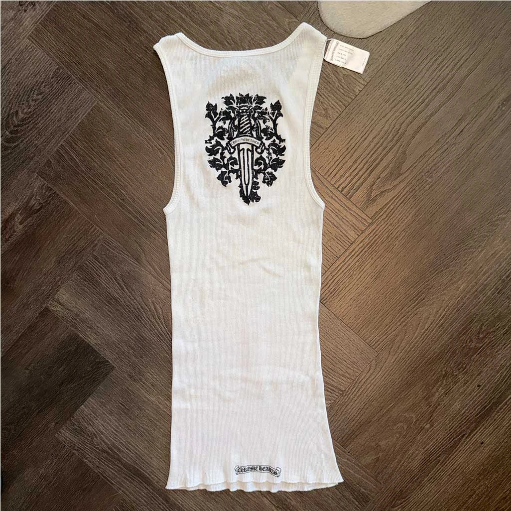 Chrome Hearts Dagger Logo Tank Top