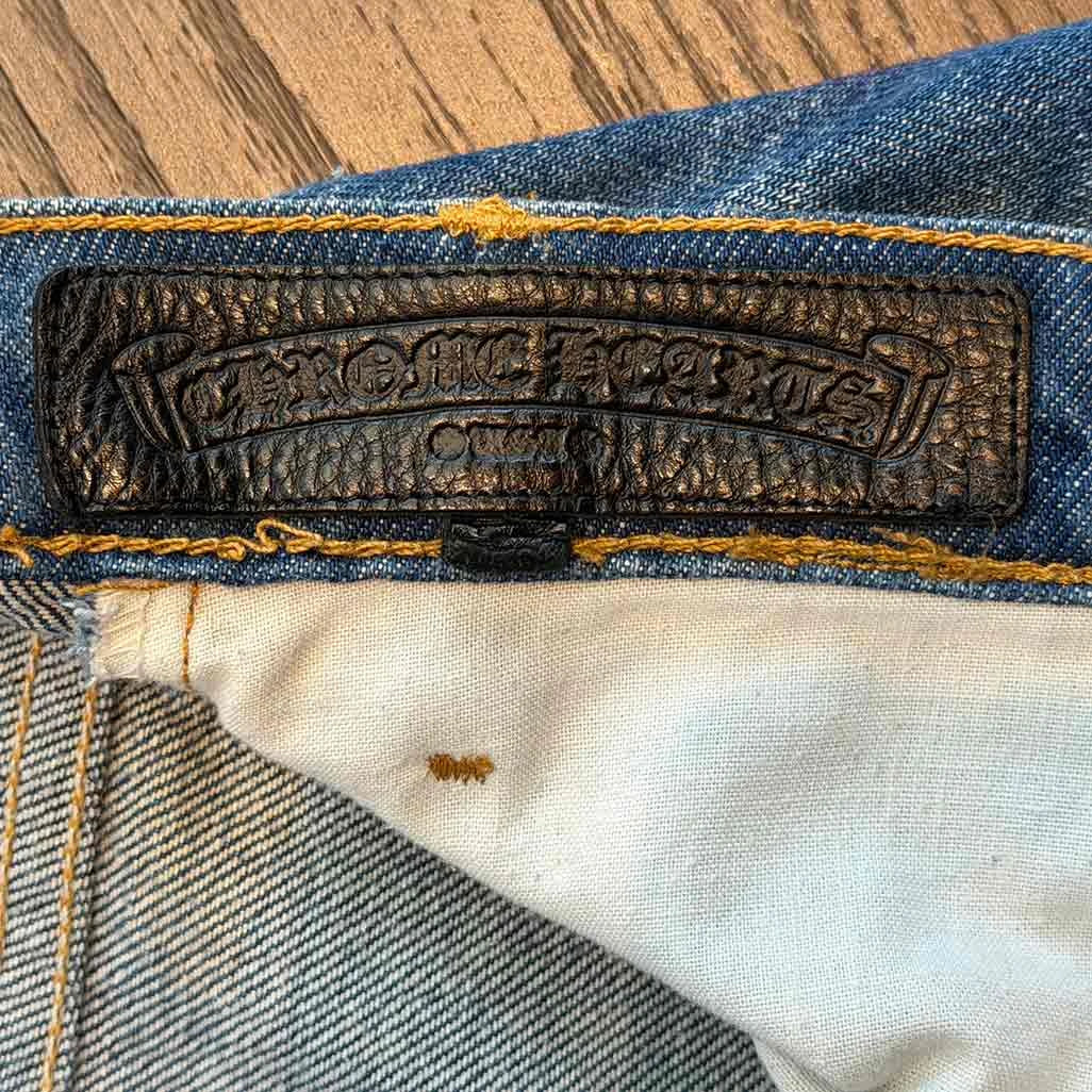 Chrome Hearts Stencil Blue Jeans