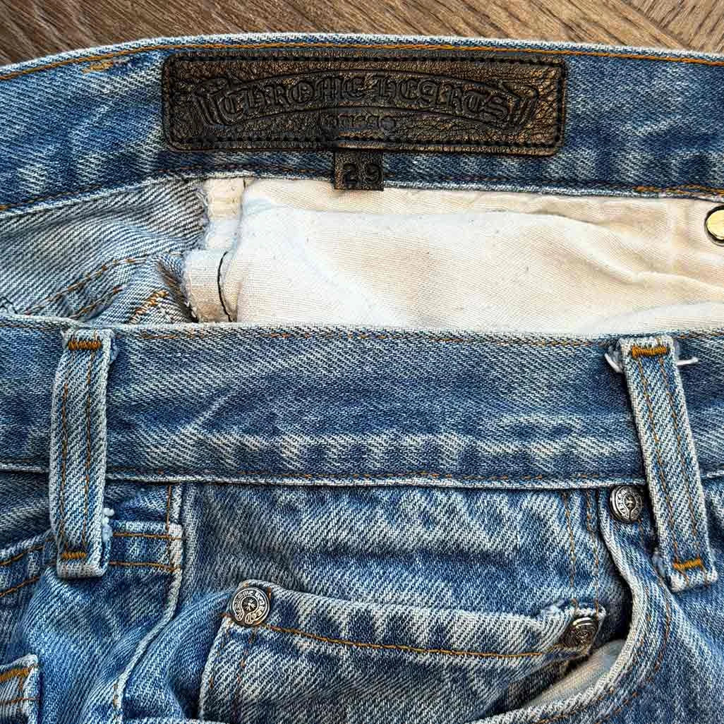 Chrome Hearts Galaxy Blue Jeans