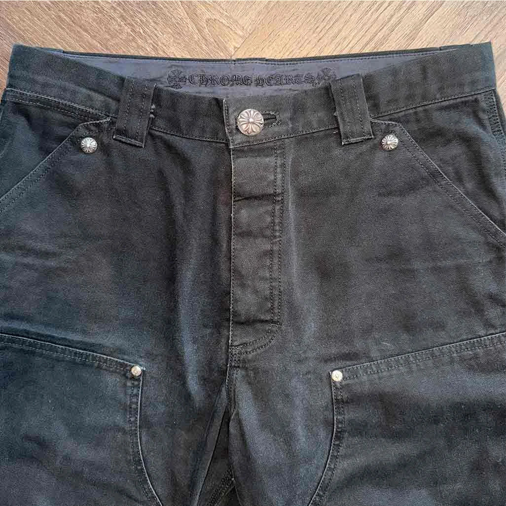 Chrome Hearts Black Carpenter Jeans