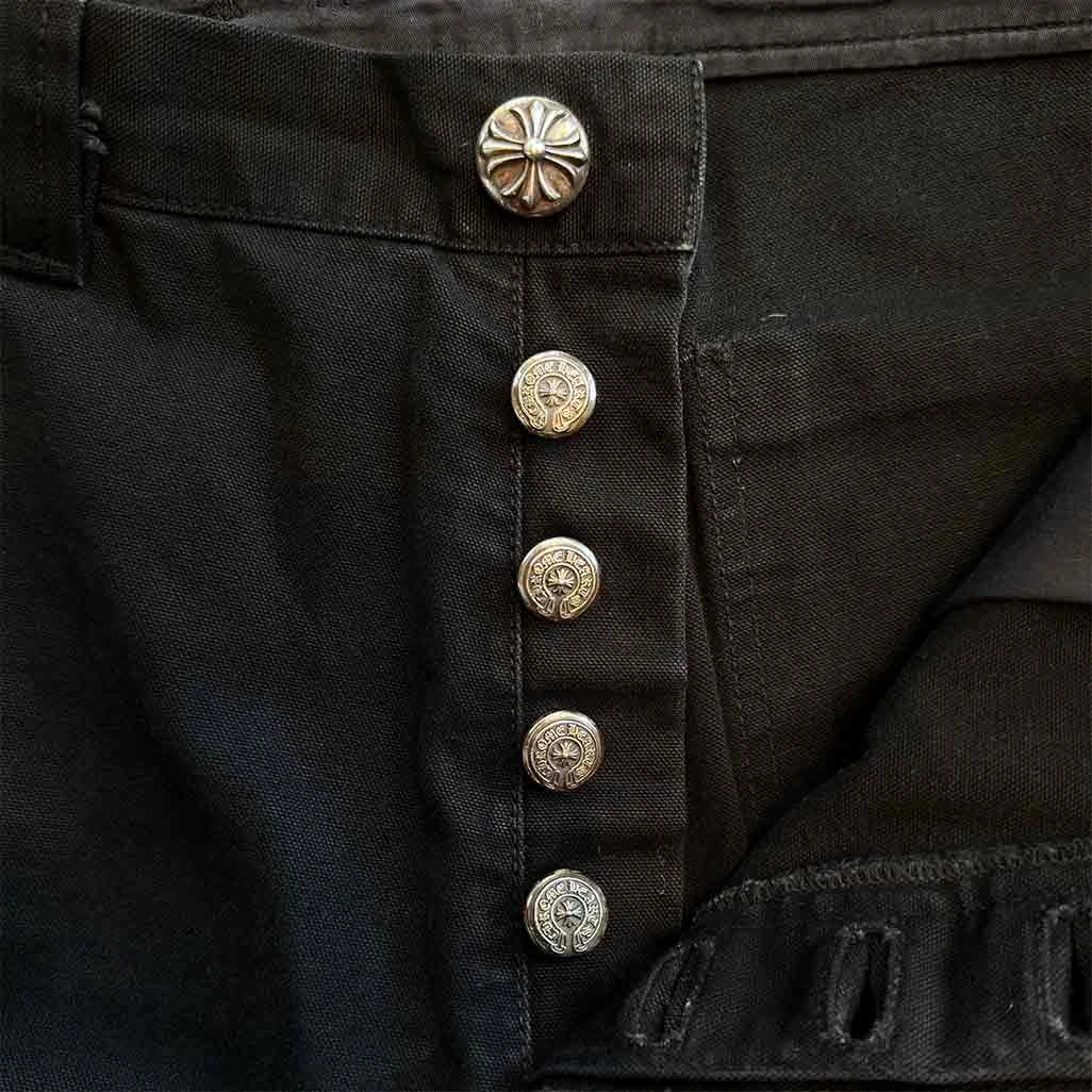 Chrome Hearts Black Carpenter Jeans