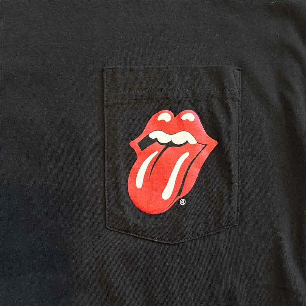 Chrome Hearts Rolling Stones Floral Black Long Sleeve T-Shirt