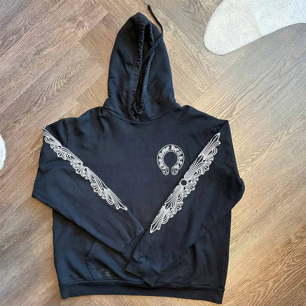Chrome Hearts Horseshoe Hoodie 'Black'