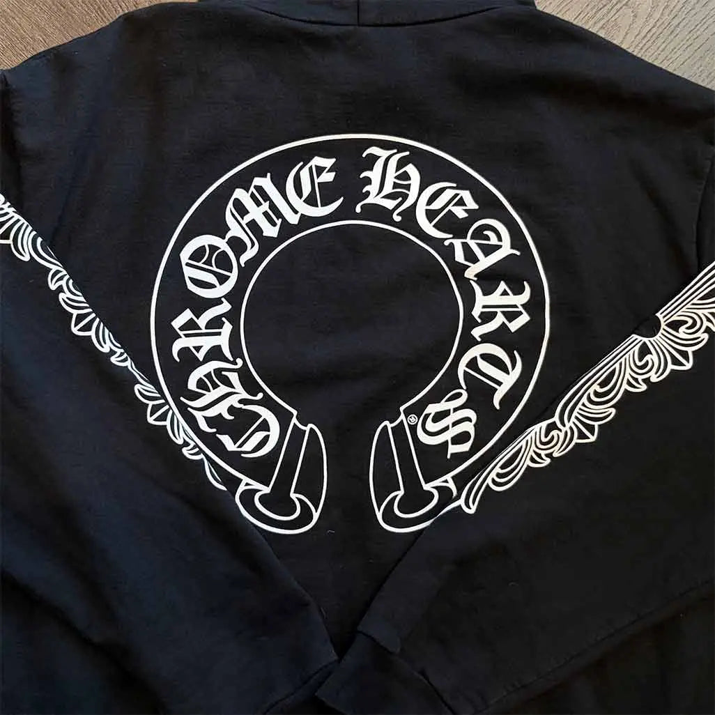 Chrome Hearts Horseshoe Hoodie 'Black'