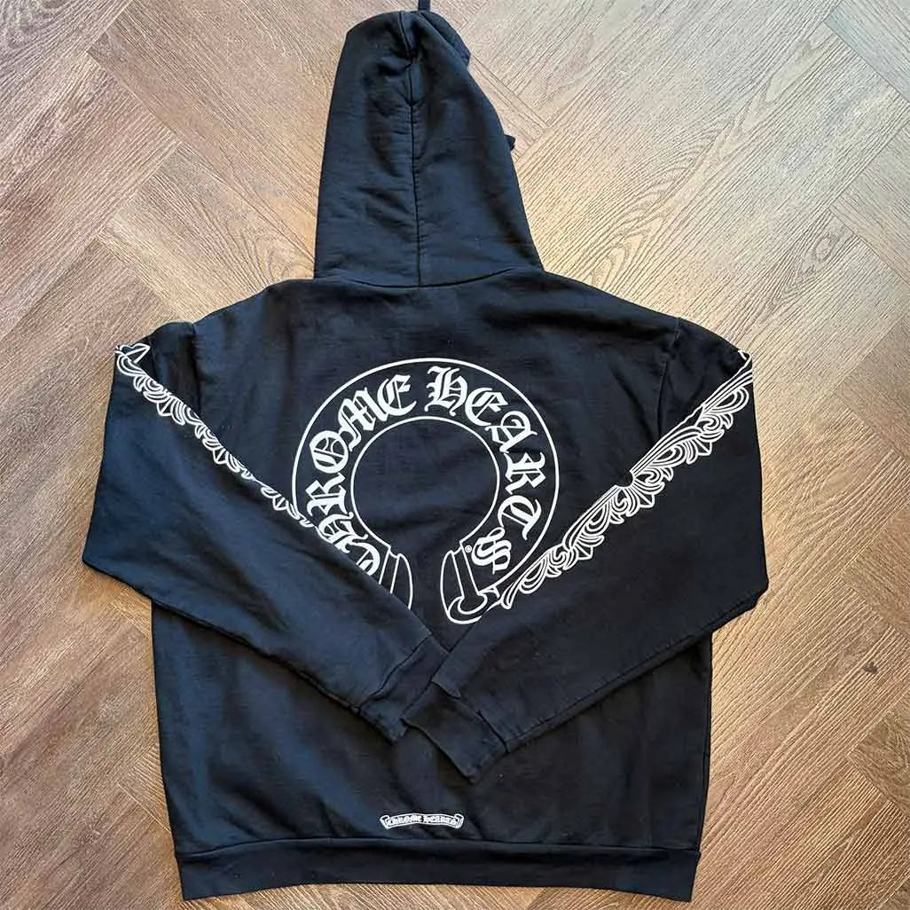 Chrome Hearts Horseshoe Hoodie 'Black'