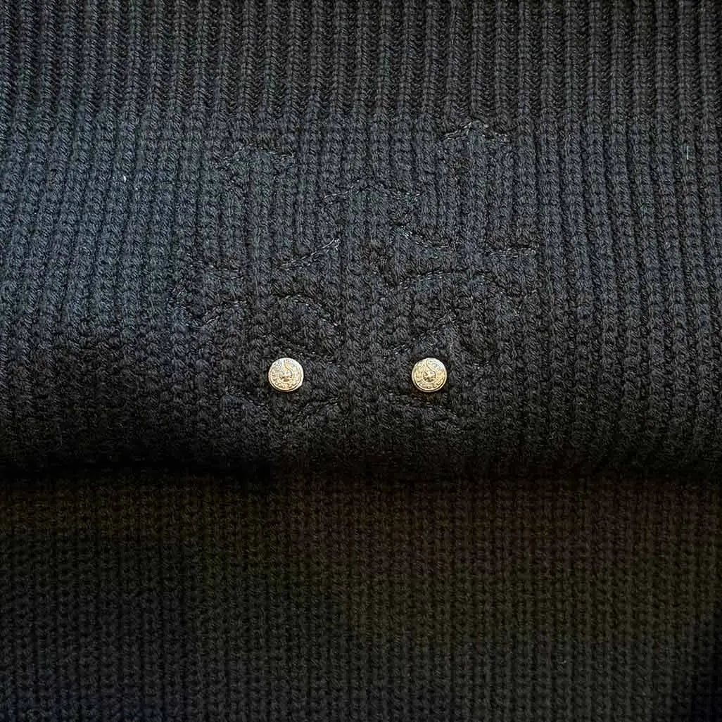 Chrome Hearts Cashmere Cross Patch Sweater