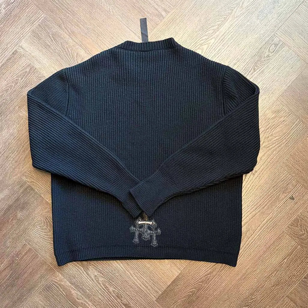 Chrome Hearts Cashmere Cross Patch Sweater