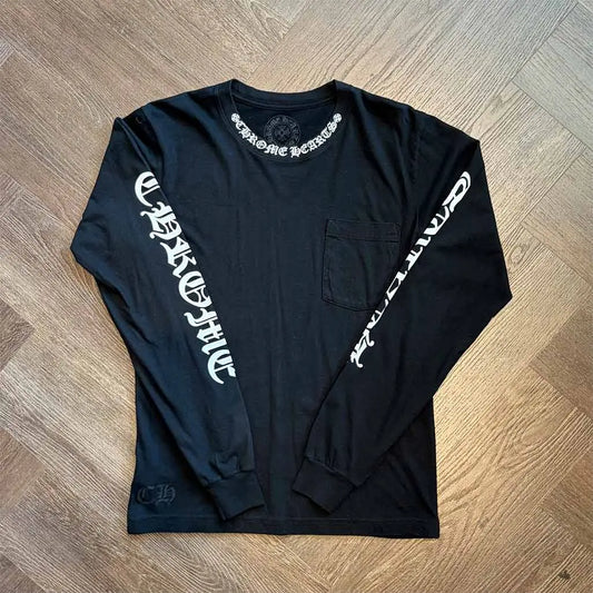Chrome Hearts Neck Logo Long-Sleeve T-Shirt