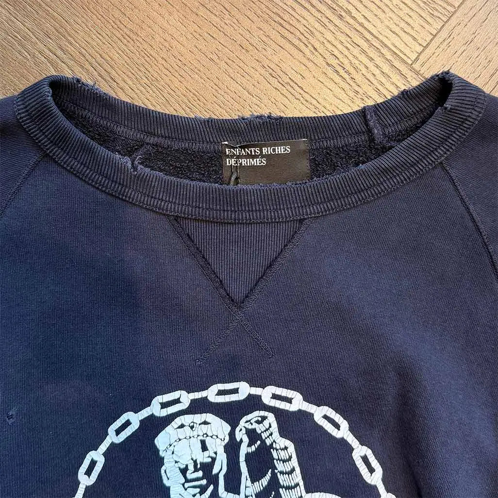 Enfants Riches Déprimés Enfants En Chaine Raglan Crewneck Sweatshirt 'Faded Purple'