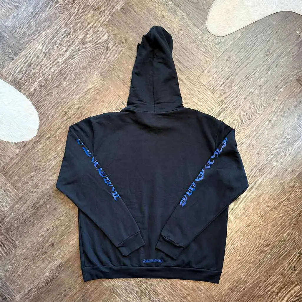 Chrome Hearts Chrome Hearts Vertical Logo Hoodie 'Black'