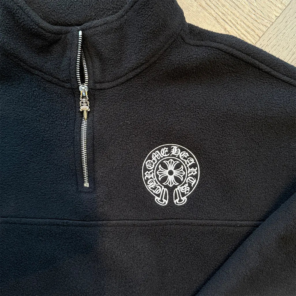 Chrome Hearts Quarter Zip Fleece Jacket