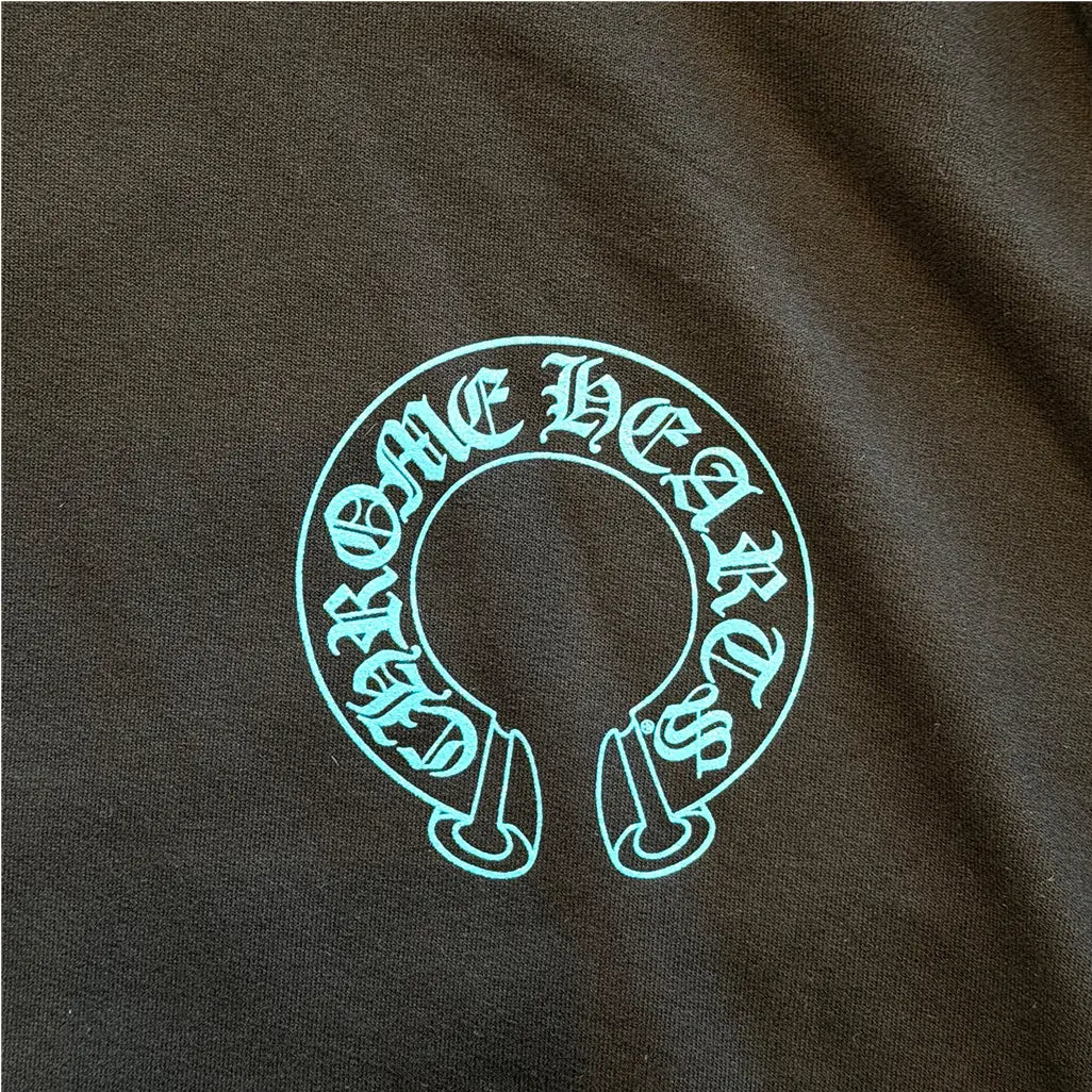 Chrome Hearts Glitter Print Friends and Family Hoodie