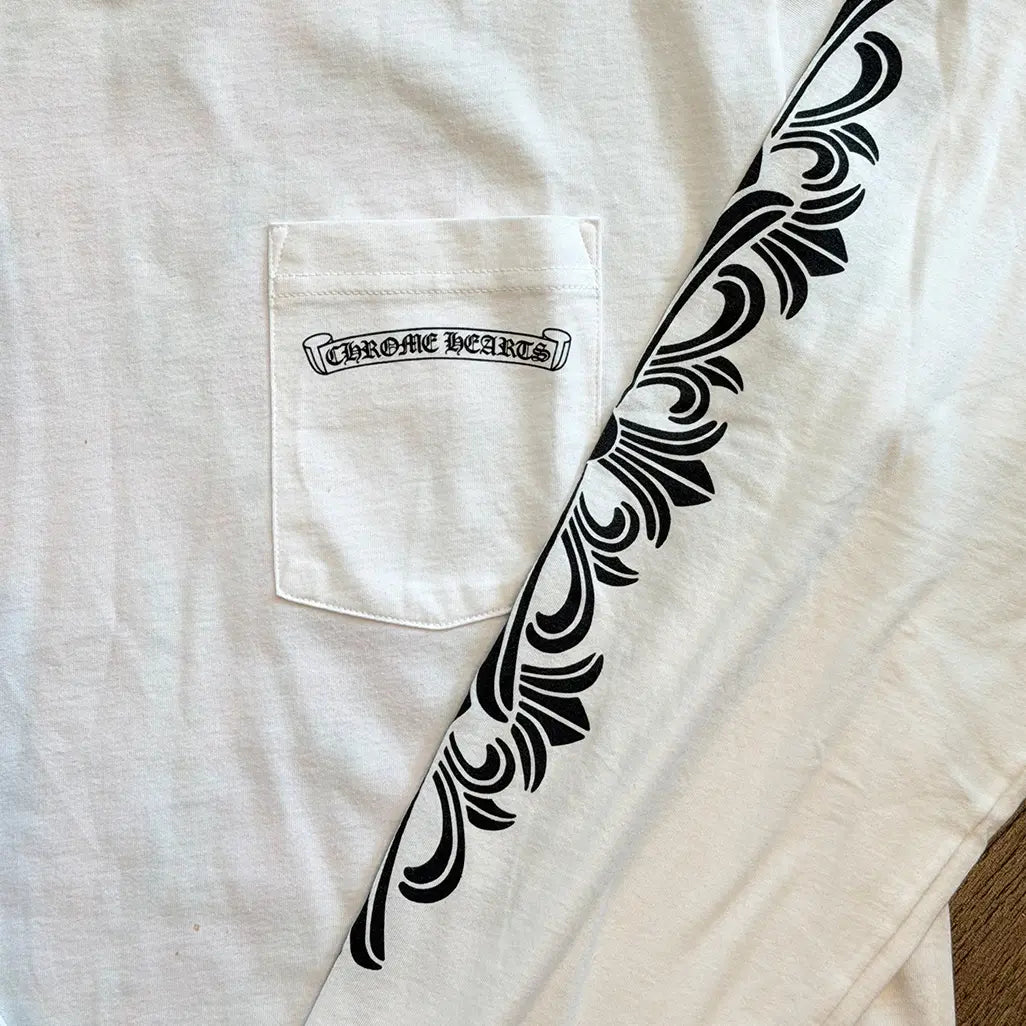 Chrome Hearts Eye Chart Dagger Longsleeve T-shirt