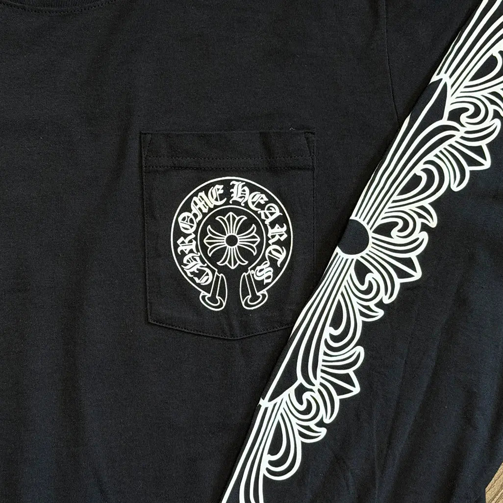 Chrome Hearts London Exclusive Horseshoe Logo LongSleeve Tee