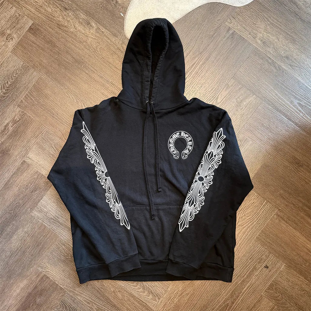 Chrome Hearts Horseshoe Hoodie 'Black'