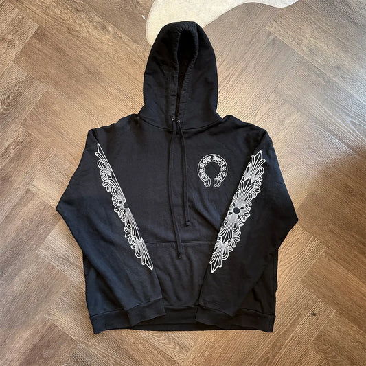 Chrome Hearts Horseshoe Hoodie 'Black'
