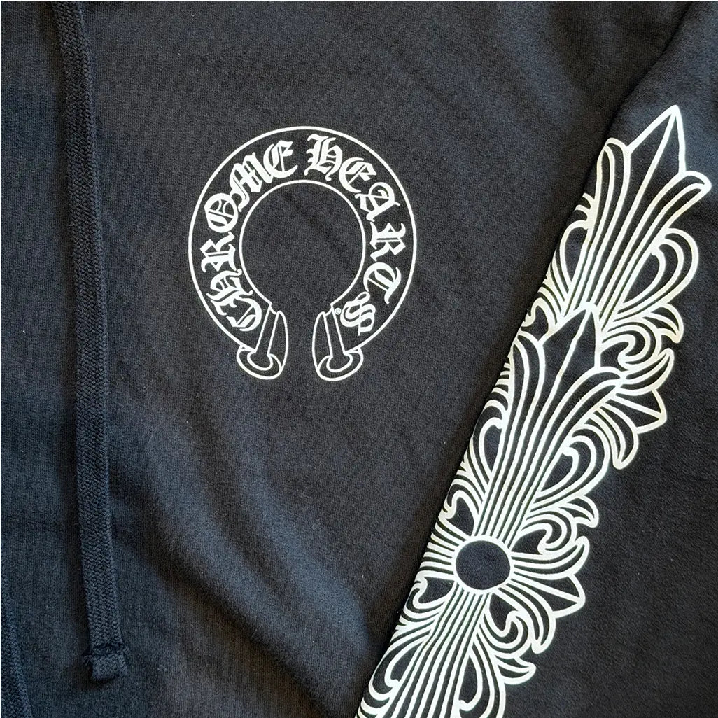 Chrome Hearts Horseshoe Hoodie 'Black'